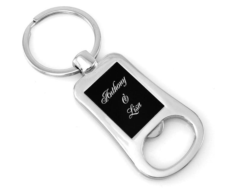 Custom Engraved Bottle Opener Keychain