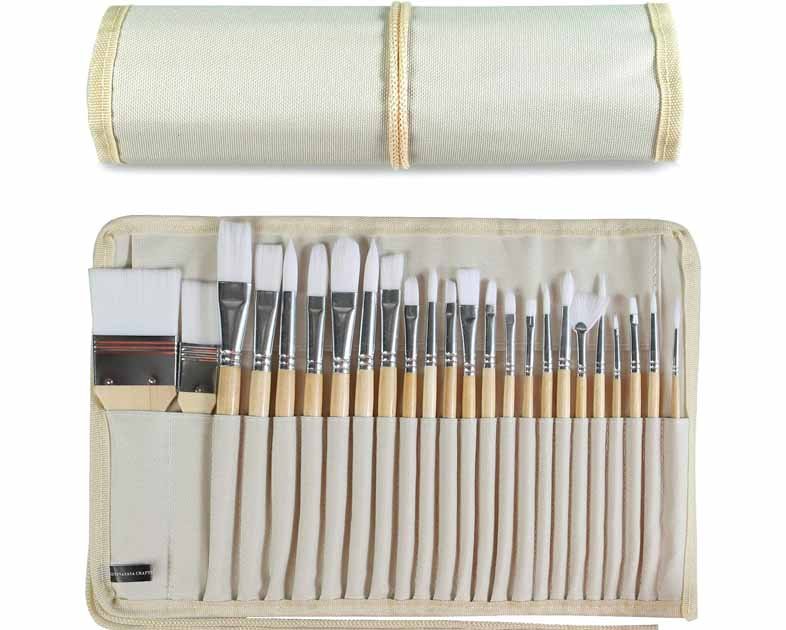 Paint Brushes Set of 24 Pieces
