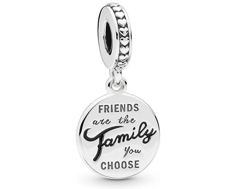 PANDORA Friends Are Family Dangle 925 Sterling Silver Charm