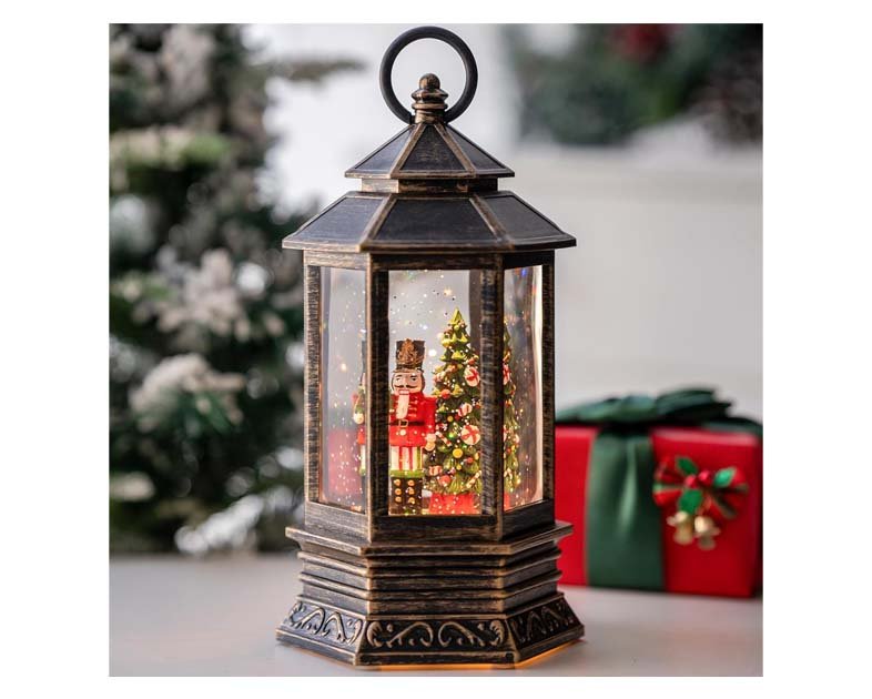 Musical Christmas Snow Globe Nutcracker