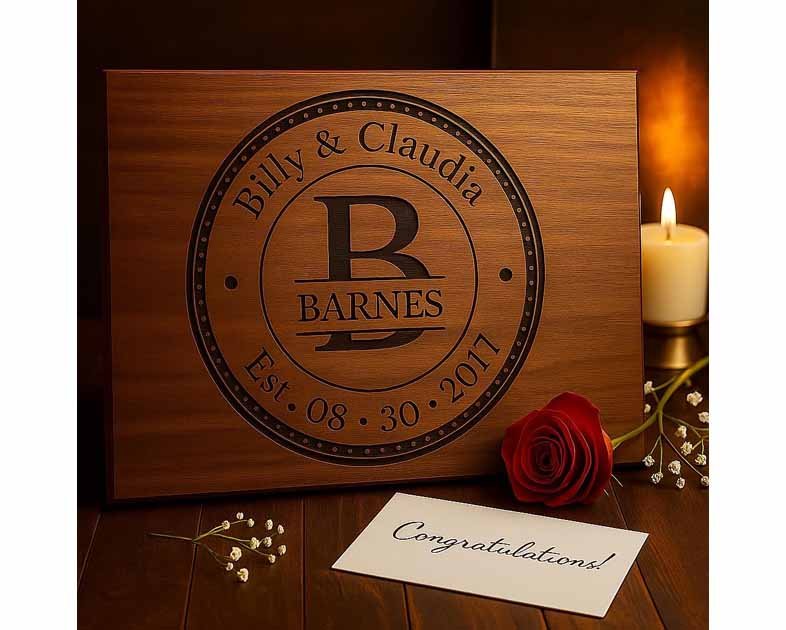 Engraved Bamboo Cutting Board