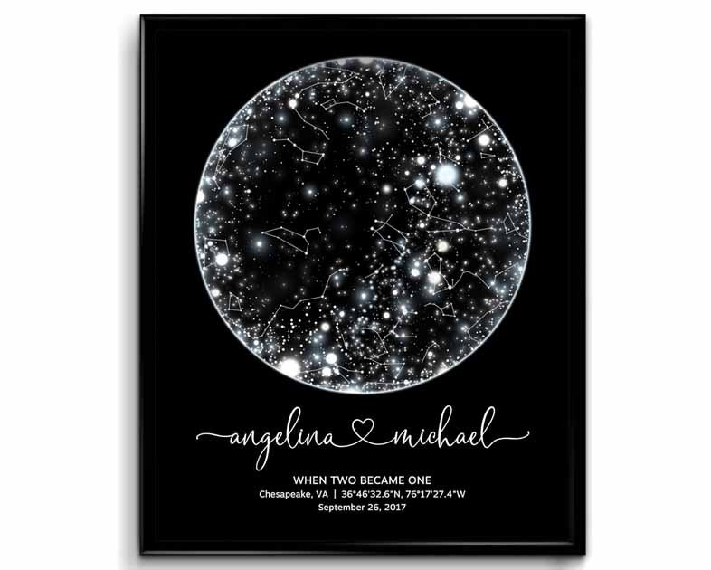 Custom Star Map Print