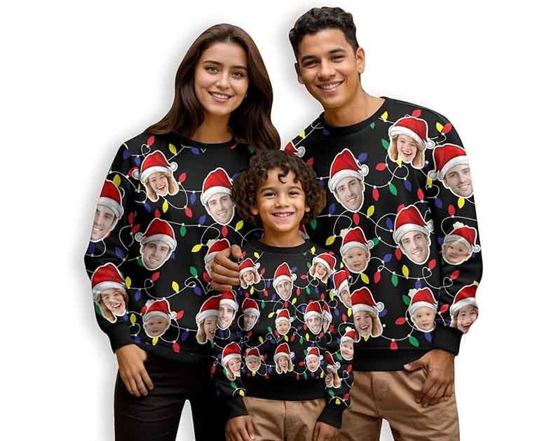 Matching Family Christmas Sweatshirts
