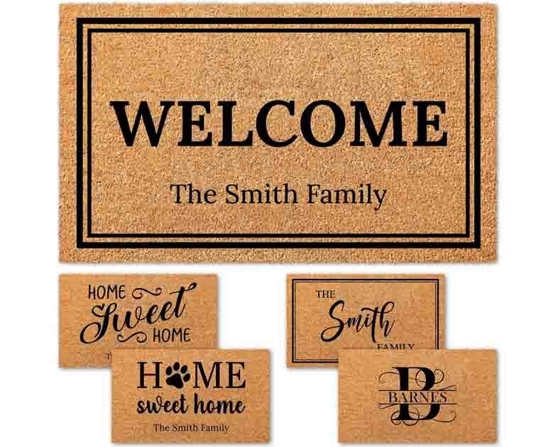 My Sign Center Door Mat, Personalized Doormat,