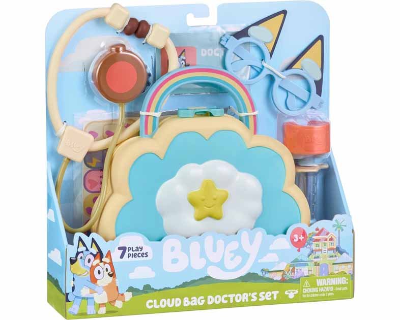 Bluey Cloud Bag Doctor Playset