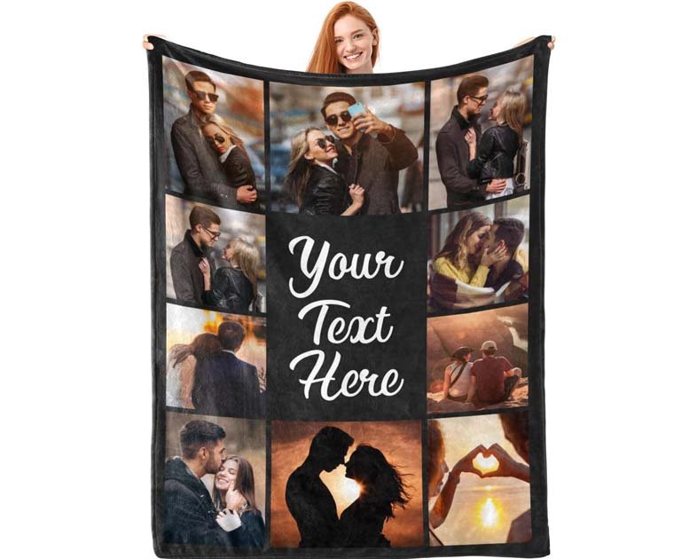 Custom Blanket Throws with Photos