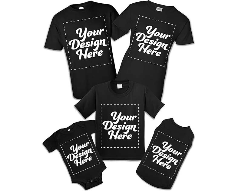 Custom T-Shirt Design Your Own Print Text