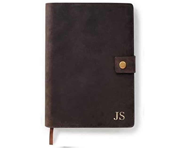 CASE ELEGANCE Full Grain Premium Leather Refillable Journal Cover