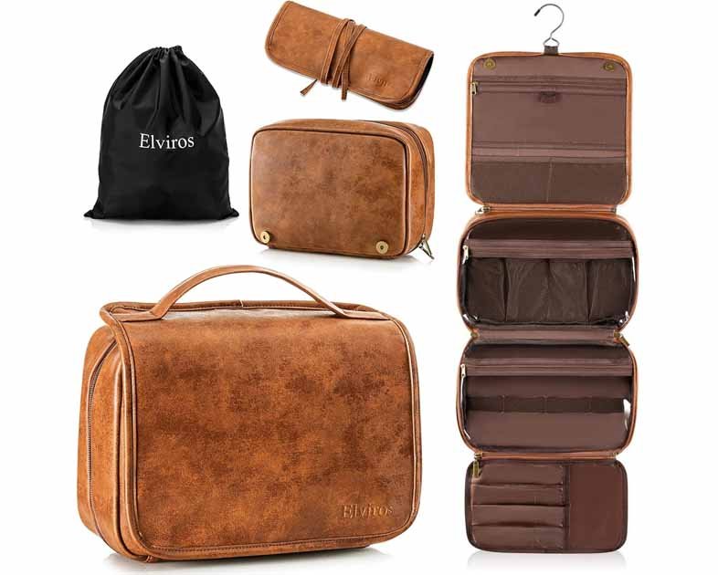Elviros Hanging Toiletry Bag