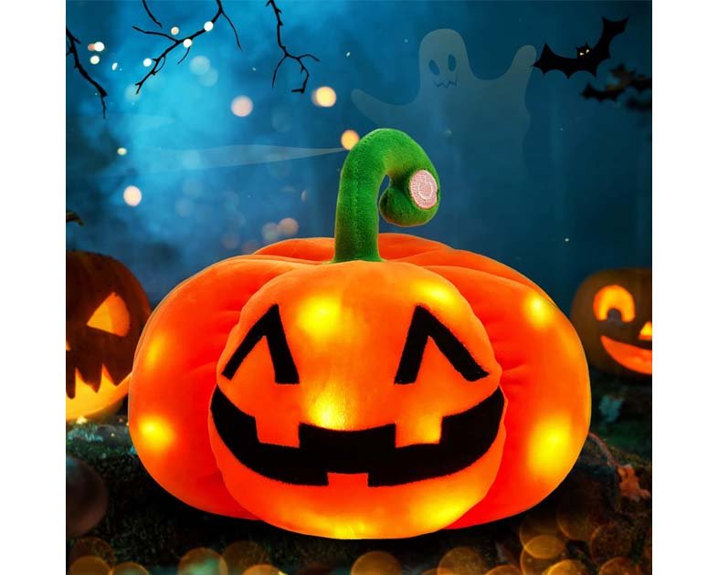 Athoinsu Light up Halloween Pumpkin Plush