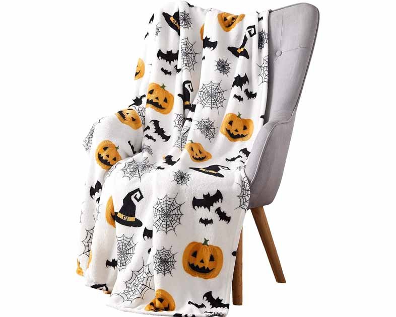 Halloween Fleece Throw Blanket