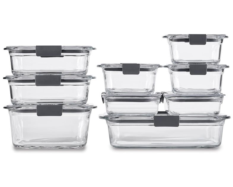 Rubbermaid Brilliance Storage Containers