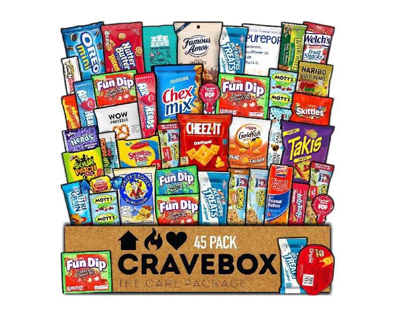 CRAVEBOX Variety Snack Gift Basket