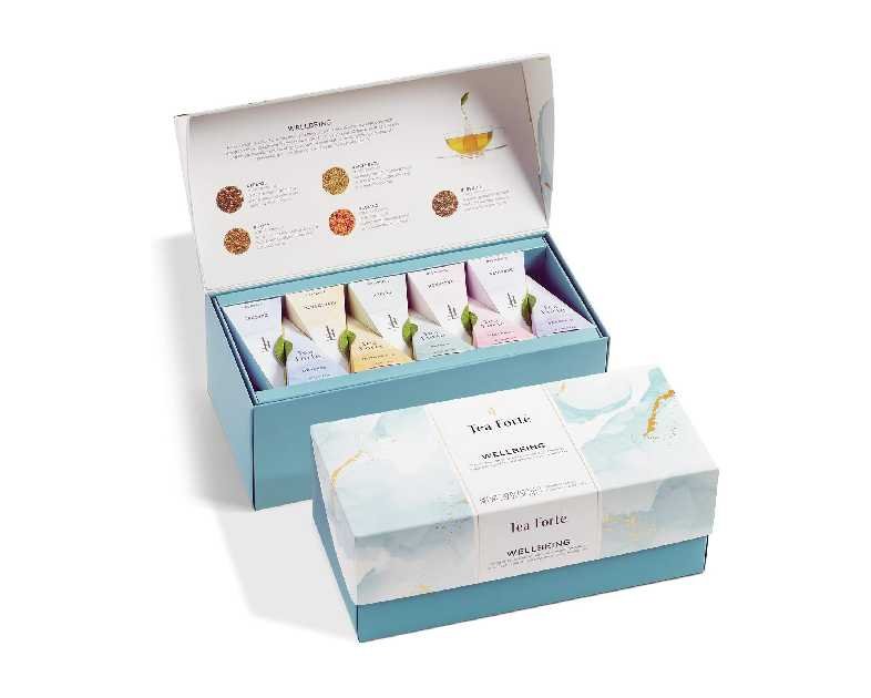 Tea Forte Wellbeing Assorted Presentation Box Tea Gift Set