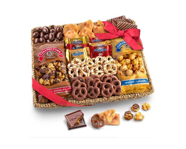 Caramel and Crunch Grand Gift Basket