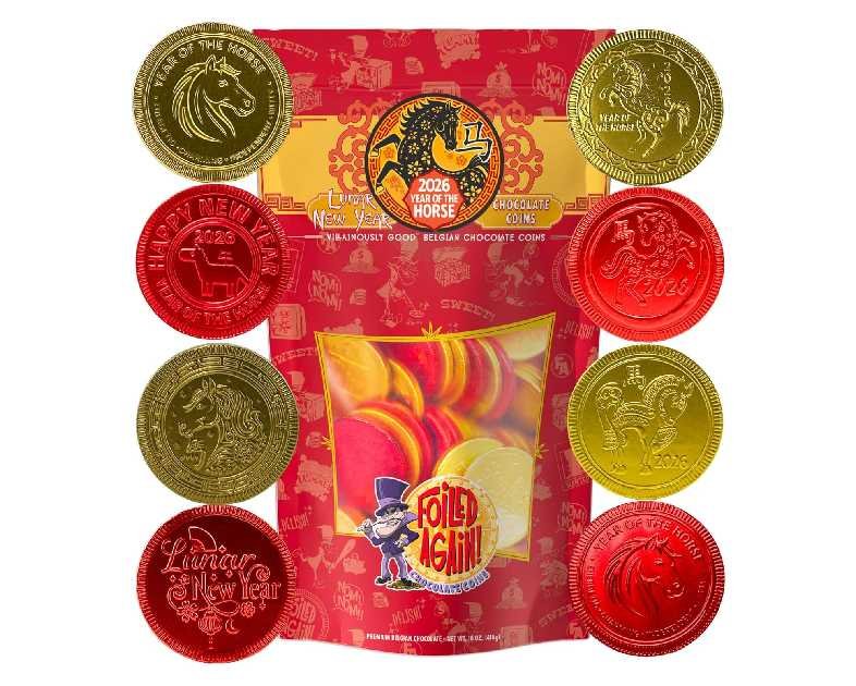 Foiled Again! 2026 Lunar New Year Chocolate Coins
