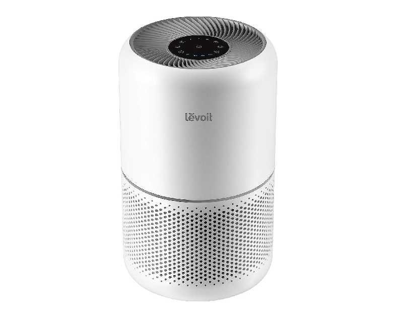 LEVOIT Air Purifier for Home Allergies Pet Hair in Bedroom, Covers Up to 1073 ft² by 56W High Torque Motor, AHAM VERIFIDE, 3-in-1 Filter with HEPA Sleep Mode, Remove Dust Smoke Odor, Core300-P, White