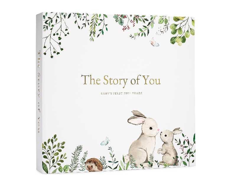 Keepsake Memory Book for Baby Boy or Girl Timeless First 5 Year Baby Book A Milestone Book to Record Every Event from Birth to Age 5 Gender Neutral Journal Scrapbook Photo Album