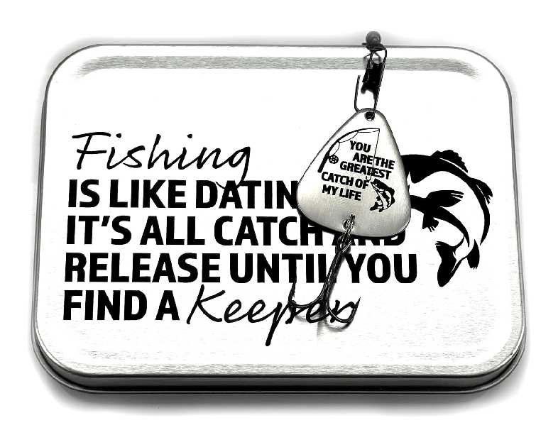 Personalized Fishing Lure You Are The Greatest Catch Of My Life Fishing Lure Gift Men's Gift for Husband Gift Boyfriend Personalized Gift ST-GREATEST-LURE