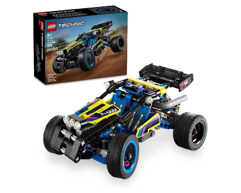LEGO Technic Off-Road Race Buggy Buildable Car Toy, Cool Toy for 8 Year Old Boys, Girls and Kids who Love Rally Contests, Race Car Featuring Moving 4-Cylinder Engine and Working Suspension, 42164