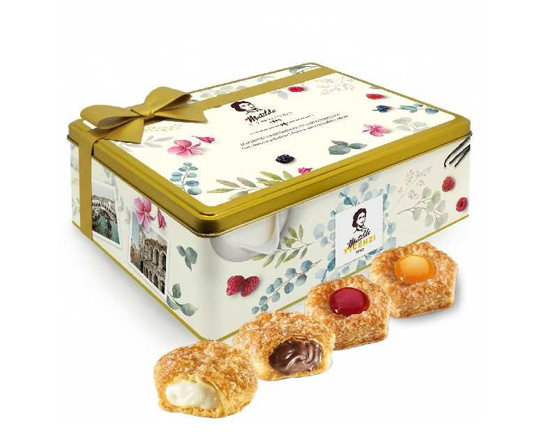 Pasticceria Matilde Vicenzi 5 O'Clock Tea Time Cookie Assortment Gift Tin