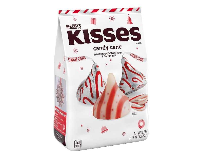 HERSHEY'S KISSES Candy Cane Flavored