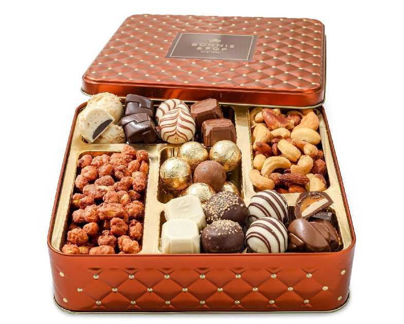 Christmas Chocolate Gift Basket