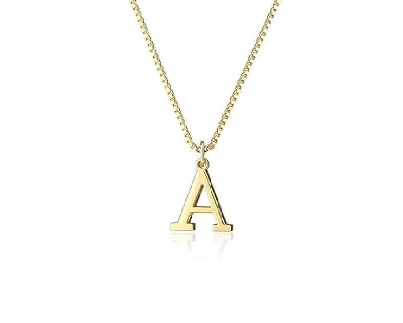 Foxgirl Gold Initial Necklaces for Women