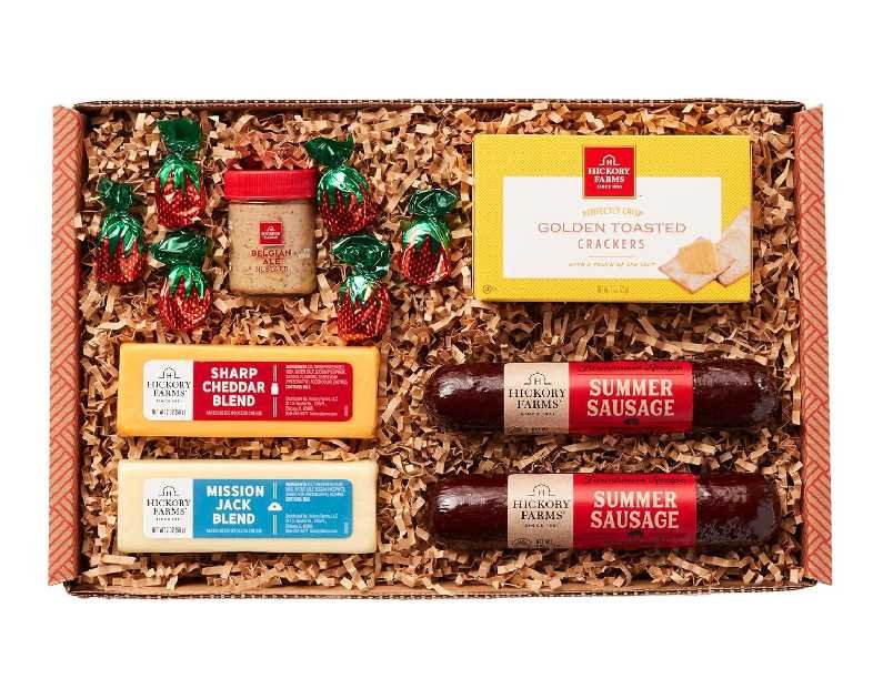 Hickory Farms Farmhouse Meat & Cheese Food Gift Basket