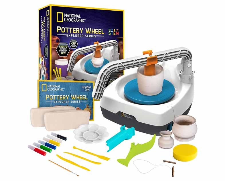NATIONAL GEOGRAPHIC Pottery Wheel for Kids