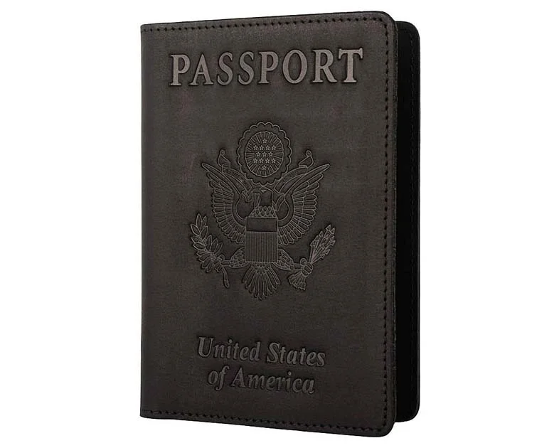 Genuine Leather Passport Holder