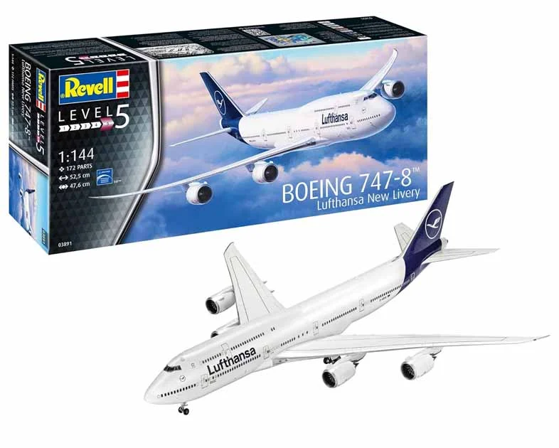 Revell 03891, Boeing 747-8 Lufthansa New Livery
