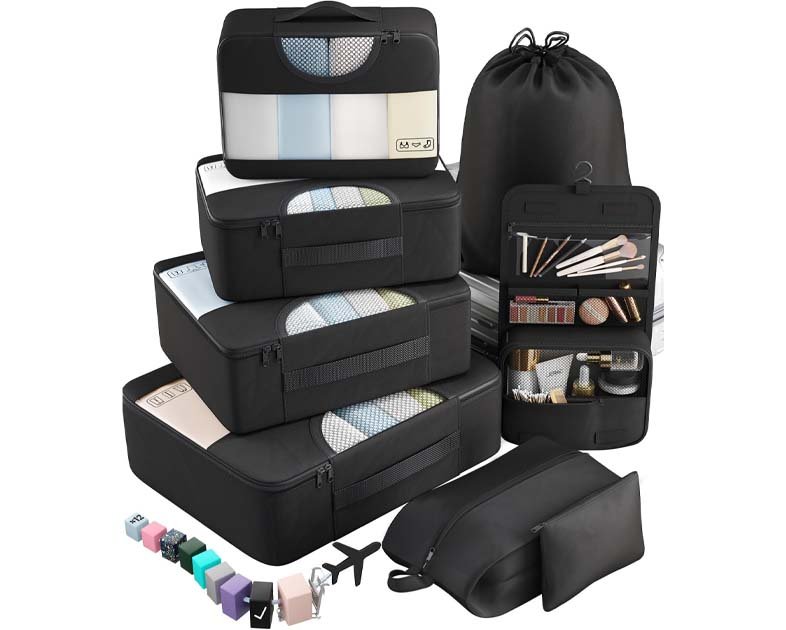 Veken 10 Set/8 Set Packing Cubes for Travel Essentials