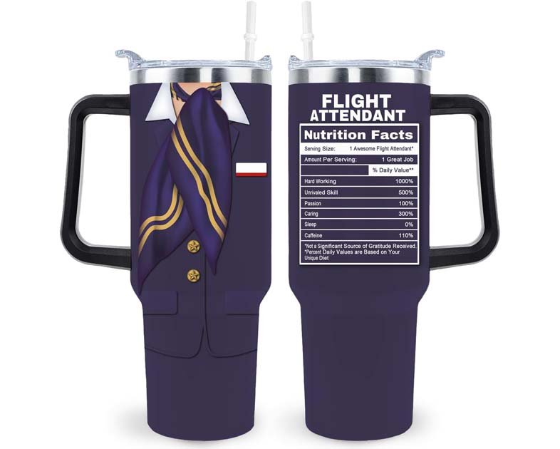 Flight Attendant Gifts Flight Attendant Tumbler Cup