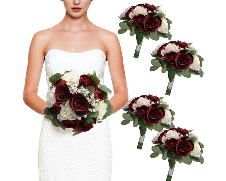 Set of 4 Bridesmaid Bouquets