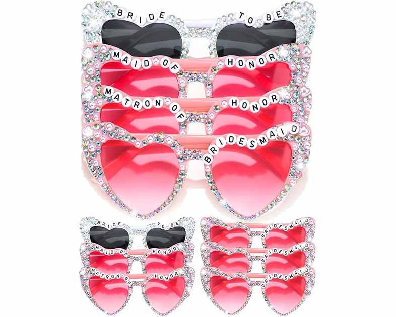 6 Pcs Bride Sunglasses Bachelorette