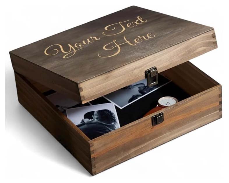 Personalized Wooden Keepsake Box