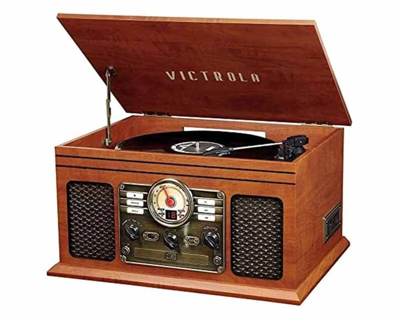 Victrola The Quincy 6-in-1 Bluetooth Record Player