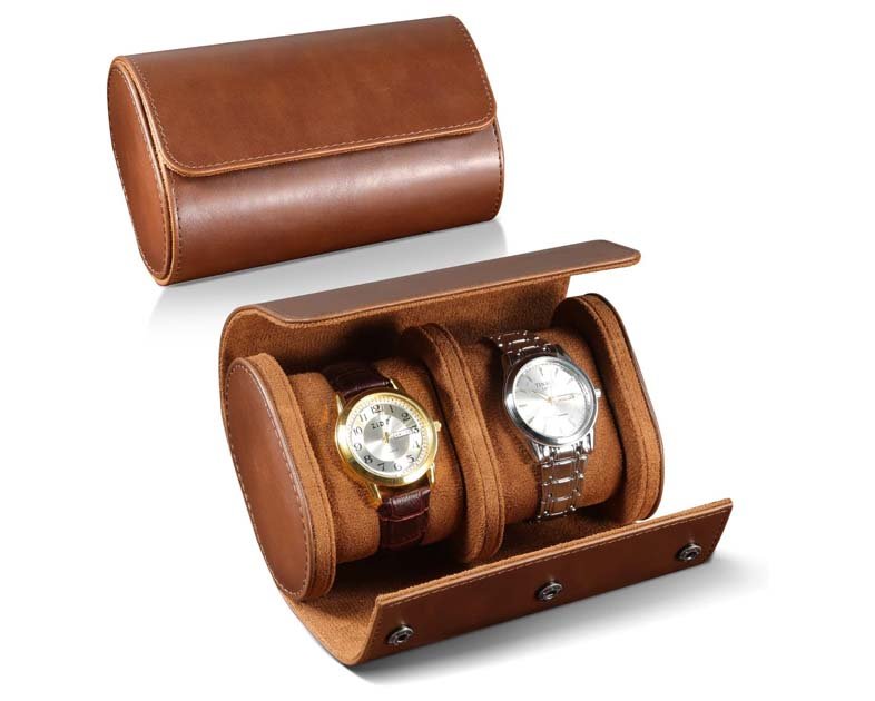 ROSELLE Watch Roll Travel Case for Men