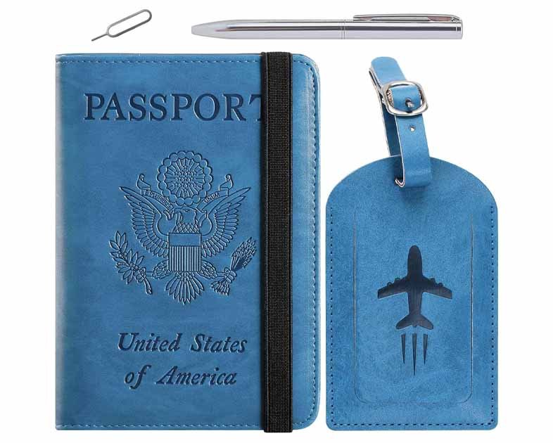 Passport Holder With Luggage Tag