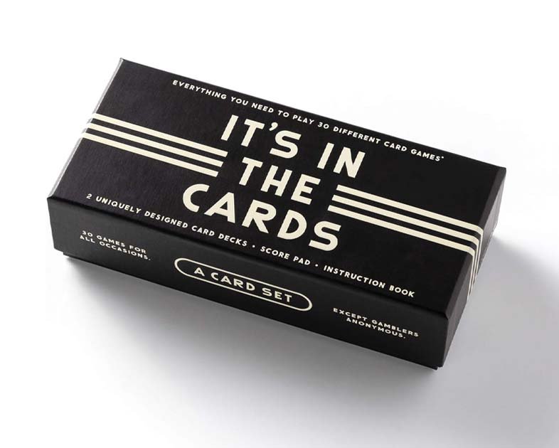 Brass Monkey It’s in the Cards Playing Cards Game Set