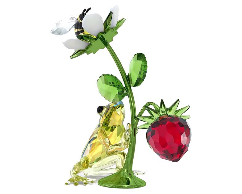 Swarovski Idyllia Frog, Bee and Strawberry