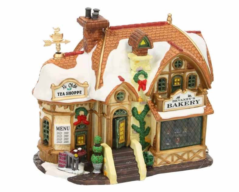 Lemax Christmas Village Devaneys Bakery Battery Operated Led