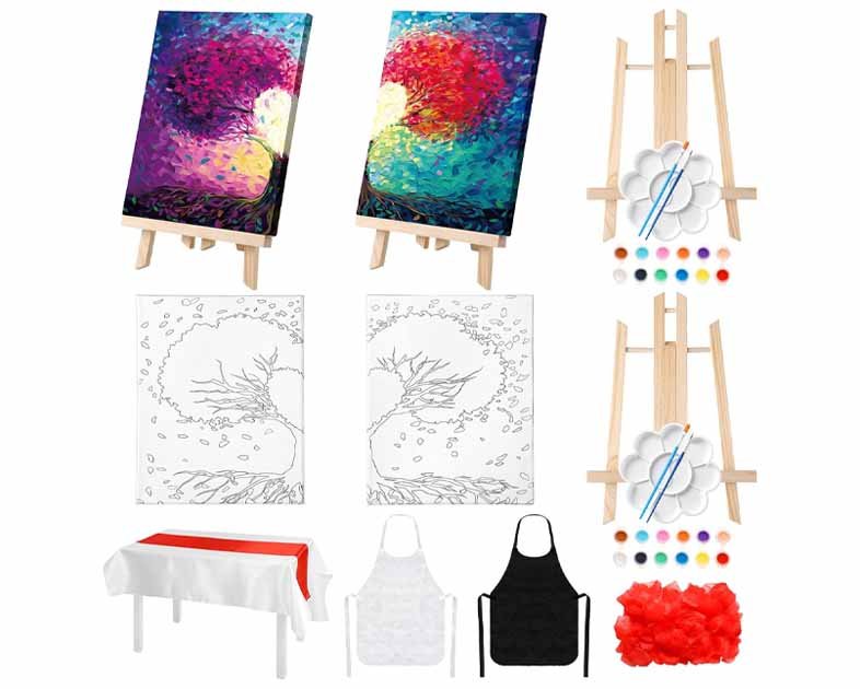 Zhanmai 112 Pcs Sip and Paint Kit