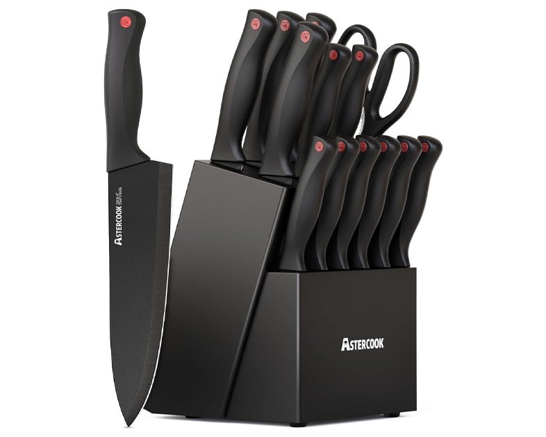 Astercook 15 Piece Knife Set