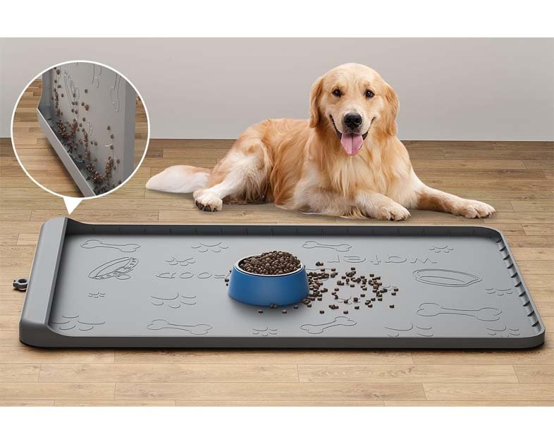 Dog Food Mat - Silicone Dog Mat for Food and Water