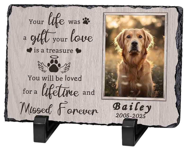 Ships Next Day Personalized Dog Memorial Gifts