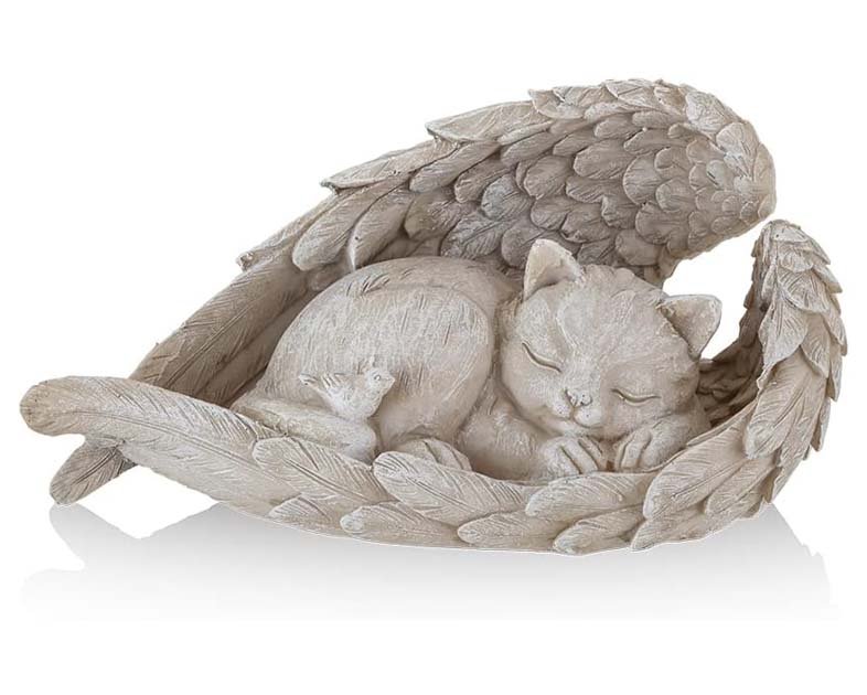 Cat Angel Memorial Statue Commemorates Our Lost Fur Baby