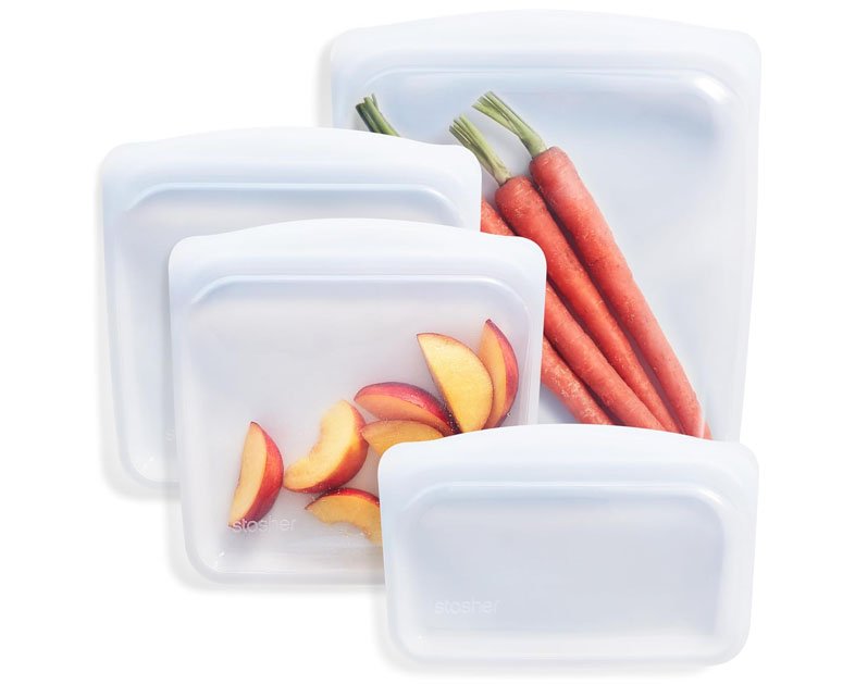 Stasher Premium Silicone Reusable Food Storage Bags