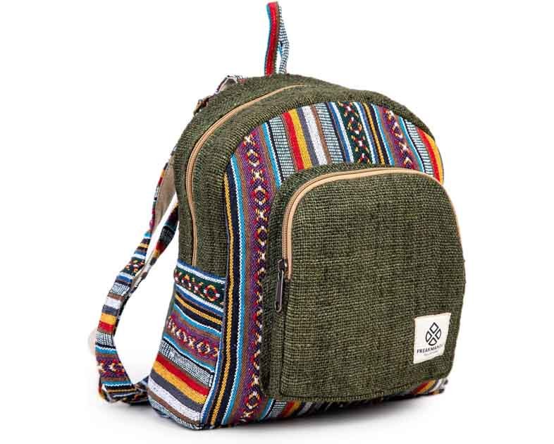 Mini Hemp Backpack Bag